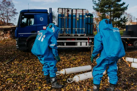 ćwiczenia ze strażą pożarną 2